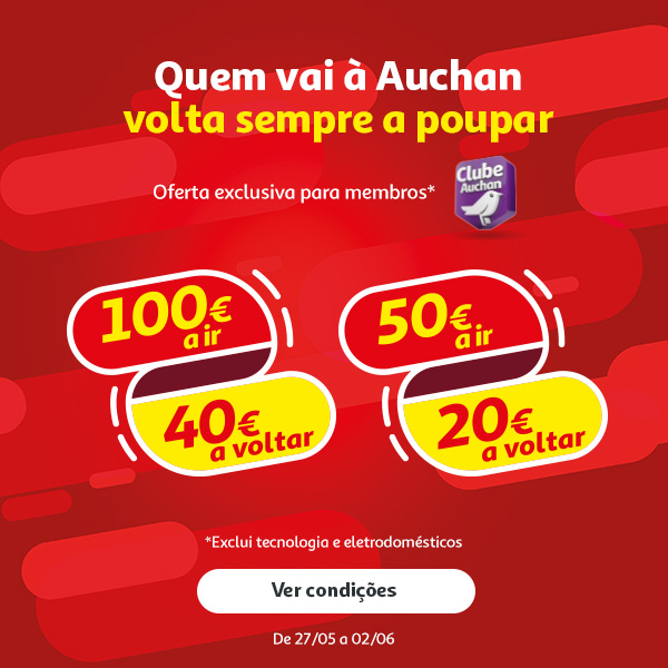 Campanha AUCHAN a Ir e a Voltar